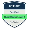 Intuit Certified QuickBooks Level 1 ProAdvisor